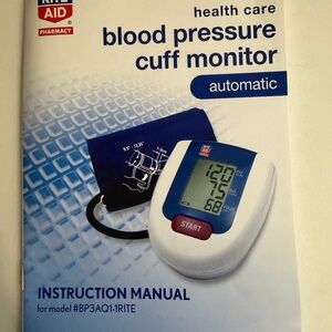 Rite Aid Blood Pressure Cuff Monitor